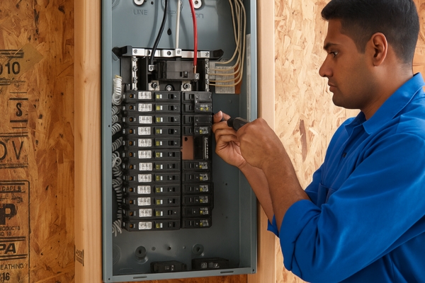Circuit Breaker Panels with Automatic Changeover